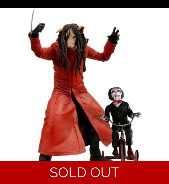 NECA Saw 3 Jigsaw Killer W/Puppet & Tricycle Action Figure